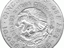 5 Pesos 1959 Mexico, Caranza