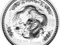 Lunar I Silbermünze Australien Drachen 10 Unzen 2000 Perth Mint