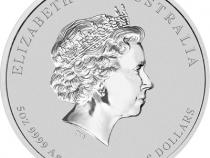 Lunar II Silbermünze Australien Schwein 5 Unzen 2019 Perth Mint