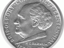 Halve Dollar 1936 Bridgeport 1/2 Silber Dollar