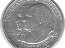Halve Dollar 1923 Monroe Diktrin 1/2 Silber Dollar