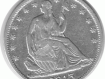 Halve Dollar 1839-1891 Seated Liberty 1/2 Silber Dollar