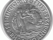 Halve Dollar 1936  Rhode Island 1/2 Silber Dollar