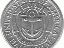 Halve Dollar 1936  Rhode Island 1/2 Silber Dollar