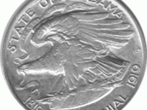 Halve Dollar 1921 Alabama 1/2 Silber Dollar