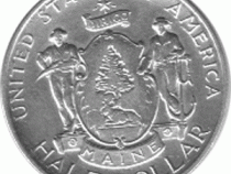 Halve Dollar 1920 Maine 1/2 Silber Dollar