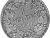 Altdeutschland Bayern Ludwig II 1 Gulden 1864