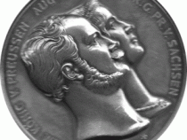 Preussen Wilhelm Medaille 1861-1888 Silberhochzeit
