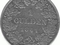 Altdeutschland Württemberg Gulden Wilhelm 1841