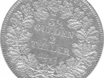 Doppeltaler 1854 Bayern Ludwig I 3/12 Gulden