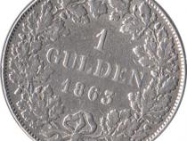 Bayern Maximilian II 1 Gulden 1863