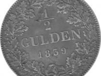 Bayern König Ludwig I 1/2 Gulden 1839