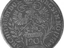 Österreich Habsburg 20 Kreuzer 1756