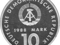 DDR Sport Gedenkmünze PP 1988