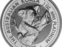Platin Koala 1 Unze 1998 Australien Perth Mint