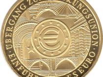 100 Euro Goldmünze 2002 Währungsunion Einführung des Euro