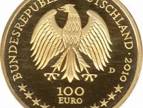 100 Euro Goldmünze 2010 UNESCO Weltkulturerbe Stadt Würzburg