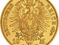 10 Mark Kaiserreich 1872-1873 Baden Friedrich I Jaeger 183