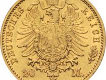 20 Mark Kaiserreich 1871-1873 Preussen Wilhelm I Jaeger 243