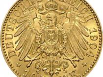 10 Mark Kaiserreich 1903-1904 Sachsen Georg Jaeger 265