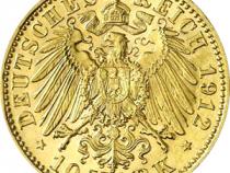 10 Mark Kaiserreich 1905-1912 Sachsen Friedrich August III Jaeger 267