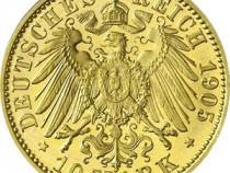 10 Mark Kaiserreich 1905 Sachsen Coburg Gotha Eduard Jaeger 273