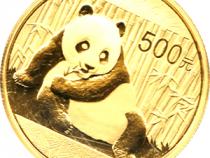 China Panda 1 Unze 2015 Goldpanda 500 Yuan