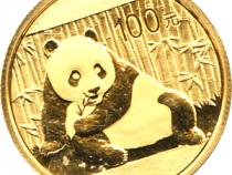China Panda 1/4 Unze 2015 Goldpanda 100 Yuan