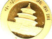China Panda 1/10 Unze 2015 Goldpanda 50 Yuan