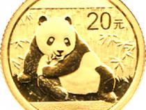 China Panda 1/20 Unze 2015 Goldpanda 20 Yuan