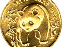China Panda 1 Unze 1986 Goldpanda 100 Yuan