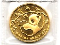 China Panda 1 Unze 1985 Goldpanda 100 Yuan