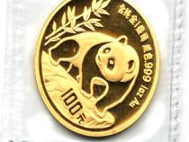 China Panda 1 Unze 1990 Goldpanda 100 Yuan