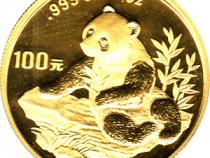 China Panda 1 Unze 1998 Goldpanda 100 Yuan