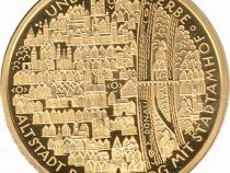 100 Euro Goldmünze 2016 UNESCO Weltkulturerbe Altstadt Regensburg