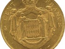 100 Francs Monaco Goldmünze Fürst Charles III 1856-1889