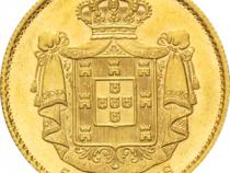 Portugal 5000 Reis Goldmünze Ludwig I 1861-1889