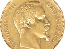 50 Franc Frankreich Napoleon III 1852-1870 ohne Kranz