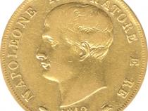 Italien Gold unter Napoleon 40 Lire Napoleon I 1812