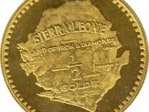Sierra Leone 1/2 Golde 1966 Anniversary of Independence