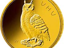 20 Euro Goldmünze Uhu 2018 Heimische Vögel
