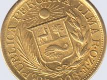1/1 Libra Peru Goldmünze Südamerika