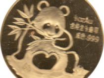 China Panda Goldmünze 1/2 Unze PP 1991 Munich Coin Show