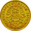 5 Mark Kaiserreich Hamburg 1877 Stadtwappen Jaeger 208