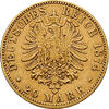 20 Mark Kaiserreich Hessen 1874 Ludwig Jaeger 217