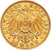 10 Mark Kaiserreich 1890 Mecklenburg Schwerin Jaeger 232 Friedrich Franz