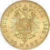 10 Mark Kaiserreich 1882 Reuss jüngere Linie Heinrich XIV Jaeger 255