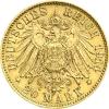 20 Mark Kaiserreich Bayern 1914 Ludwig III Jaeger 202