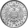 Jaeger 169 Schwarzburg Sondershausen 2 Mark Regierungsjubiläum 1905
