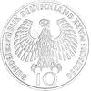10 DM Silber Gedenkmünze Olympiade Feuer 1972